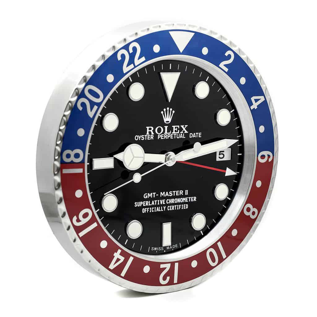 Blue & Red "PEPSI" GMT-Master II Rolex Wall Clock