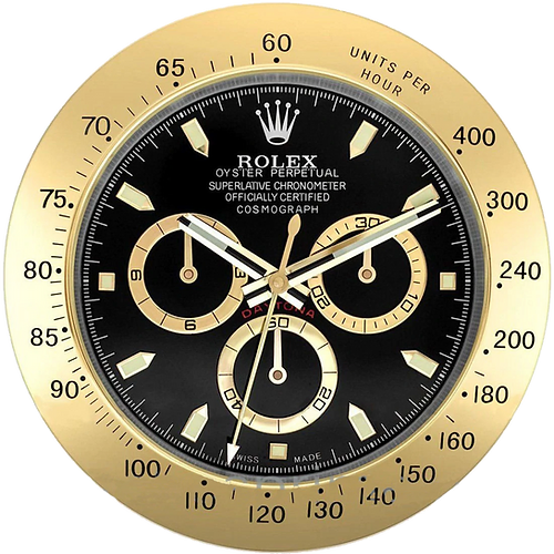 All Luxury Rolex Designed Wall Clocks